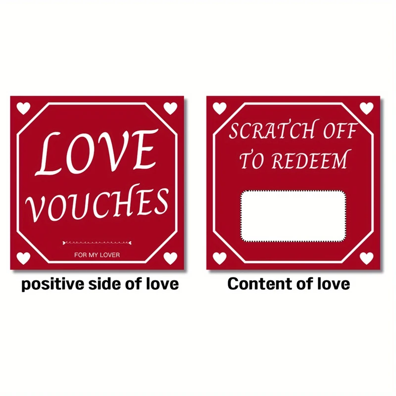 بطاقات خدش للأزواج ، قسيمة حب ، أزواج رومانسية ، مثالية لذكرى الزفاف وعيد الميلاد ، 20 عبوة