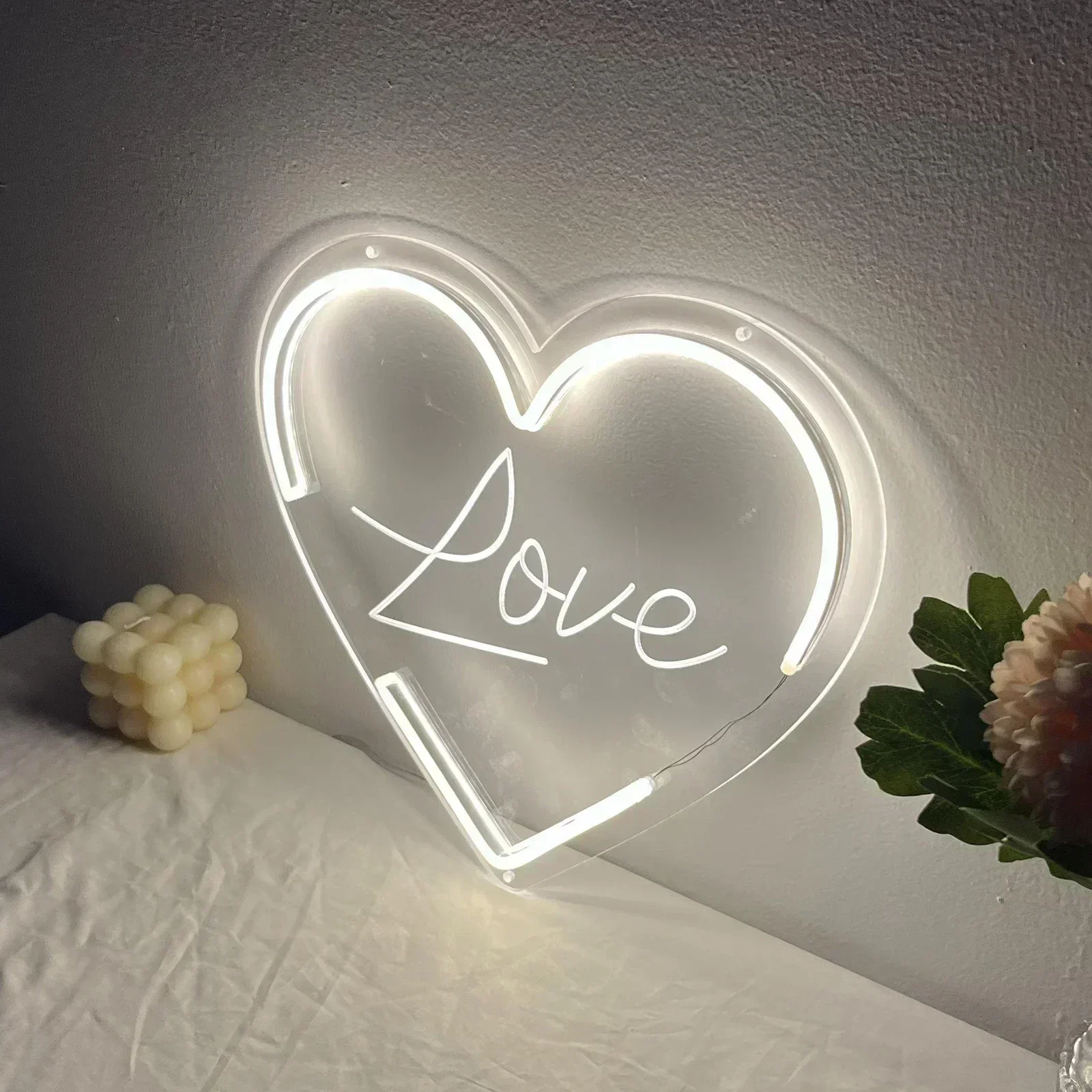 Op maat gesneden letters Neon Sign Wedding Party Gaming Room Wall Decor LED Light Sign Gepersonaliseerde geschenken Ondersteuning aangepaste 12-kleuren