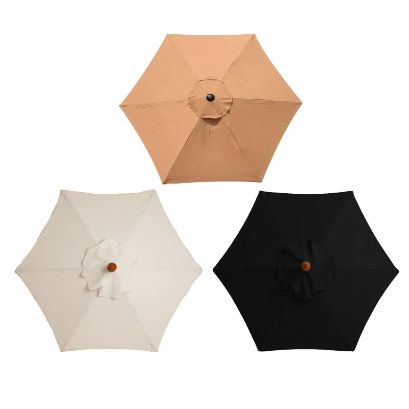 

Polyester Parasol Cover Replacement Umbrella Outdoor Garden Yard Decoration