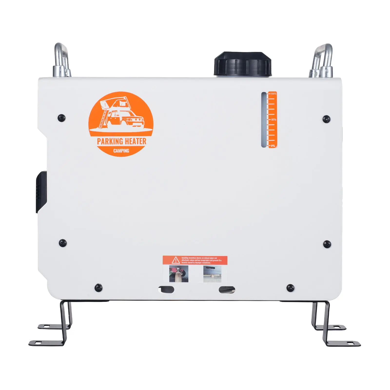 2KW Diesel Heater, 12V/24V All in One Diesel Air Heater, with Bluetooth APP Control, Remote Control and Display Screen, CO