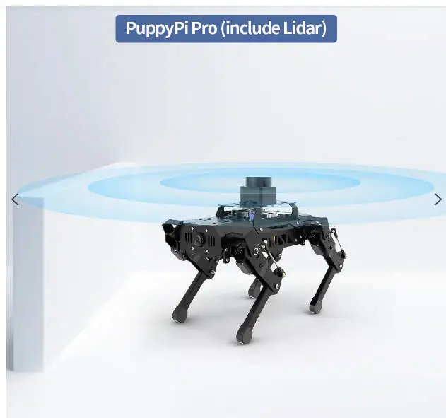 PuppyPi Hiwonder Quadruped Robot with AI Vision Powered by Raspberry Pi ROS Open Source Robot Dog