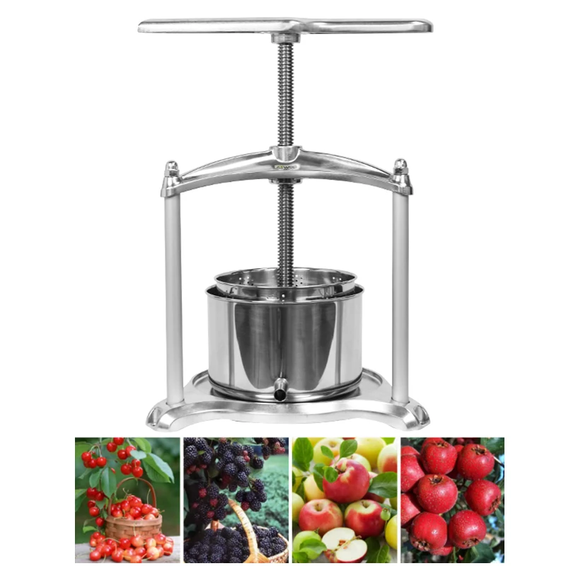 

3L/6L Multifunctional Wine Presser Vegetable Fruit Juice Extractor Grape Wine Maker Juice Residue Separation