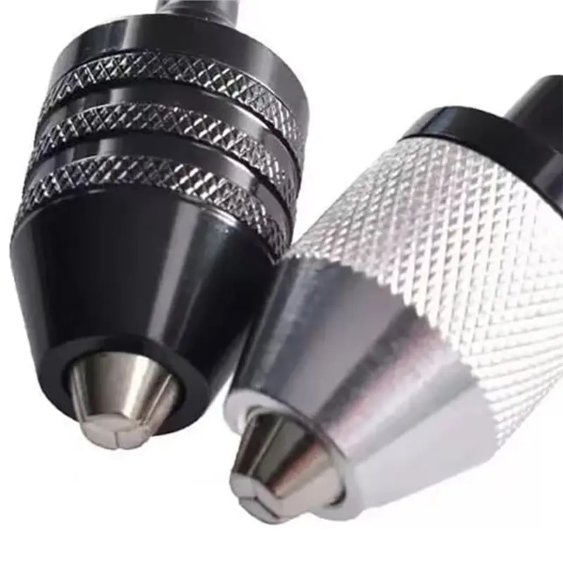 ABFS 2Pcs Quick Change(1/4 Inch Hex Shank) Drill Chuck Adapters, Fits 0.6-8Mm, 0.3-6.5Mm Drills