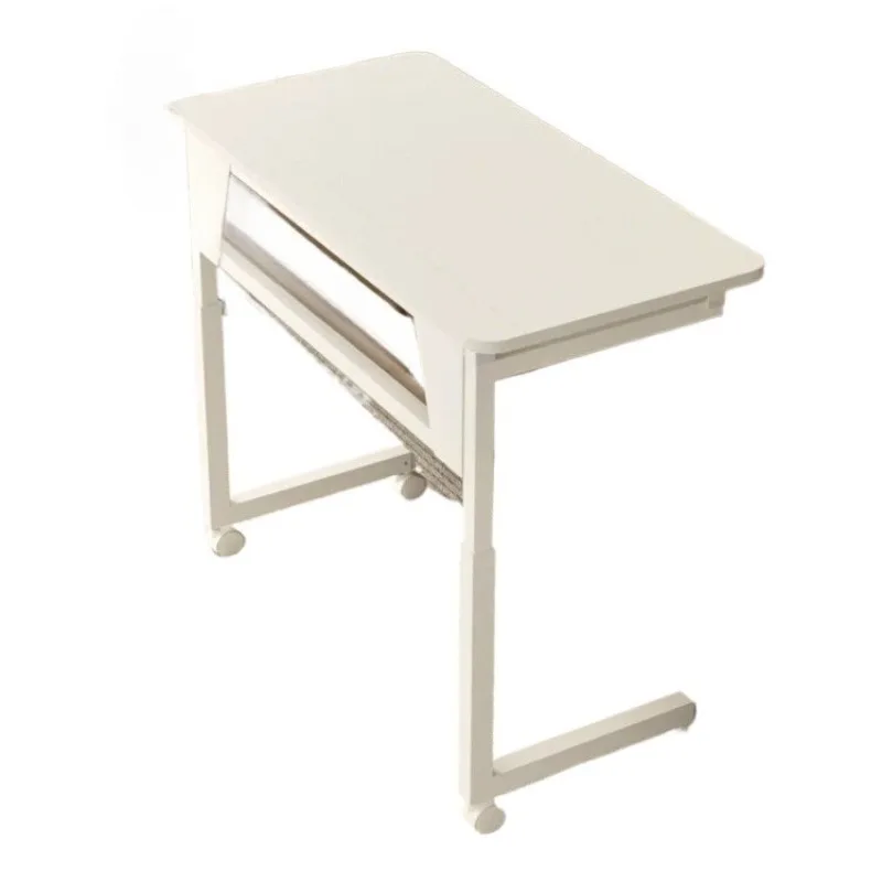 

Foldable Mobile Desk Silent Casters Design Folds To Door Thin Height Adjustable Laptop Stand For Home Office Bedside Stand