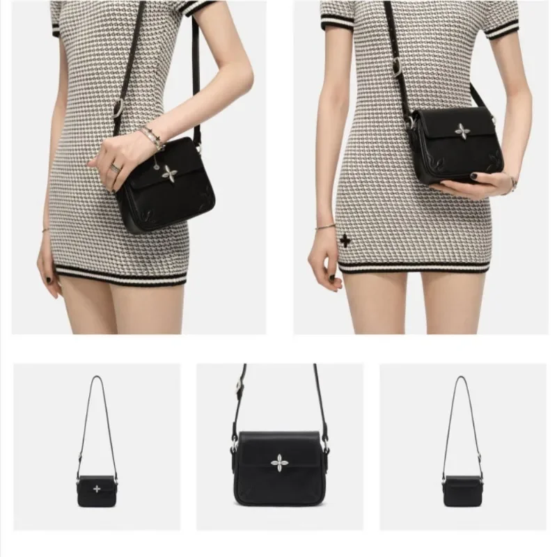 SMFK Bird Bag for Women Cowhide Shoulder Bag Fashion Advanced Luxury Crossbod Bags Vintage Lady Shopping Bags 2023 New Design