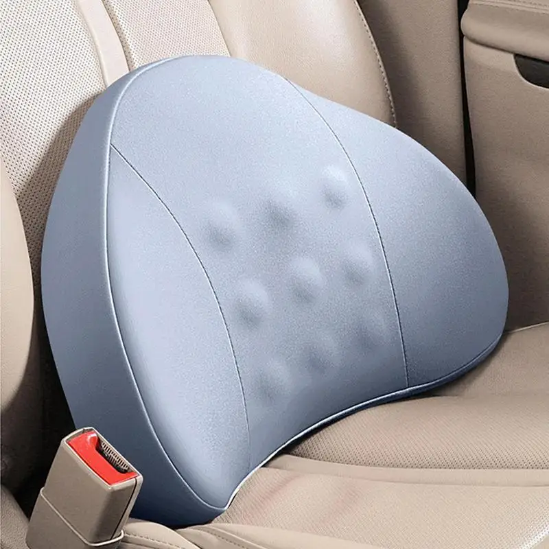 Ergonomic Lumbar Support Pillow Soft Relieve Back Discomfort Car Seat Back Cushion Soft Comfortable For Workplace Home Car