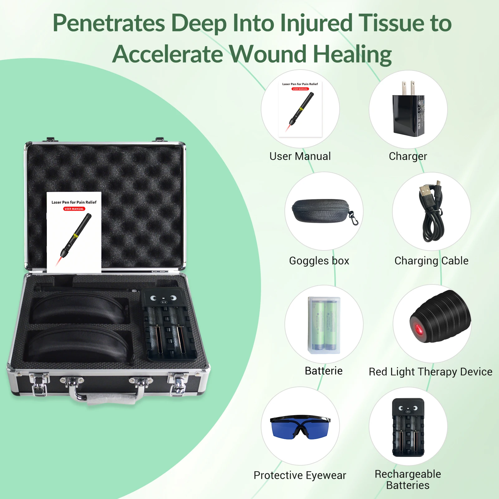 In stock 2026 Laserpuntura Class 4 Cold Laser High Power Low Level Acupuncture Paa Device Pointer De Acupuntura Dejar Tabac Fuma