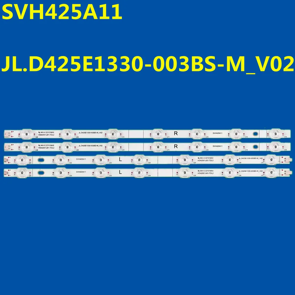 

10 комплектов 3VLED ленты подсветки SVH425A11 JL.D425E1330-003BS-M_V02 HD425X1U81-T0L2 для 43R6E3 43R6090G 43H6G 43G6500G 43H6570G