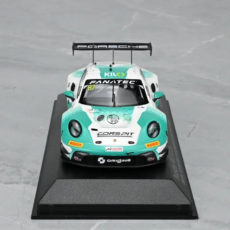 Kiloworks 1/43 Porsche 911 992 GT3 R Legering Speelgoed Motorvoertuig Diecast Metaal Model Geschenken