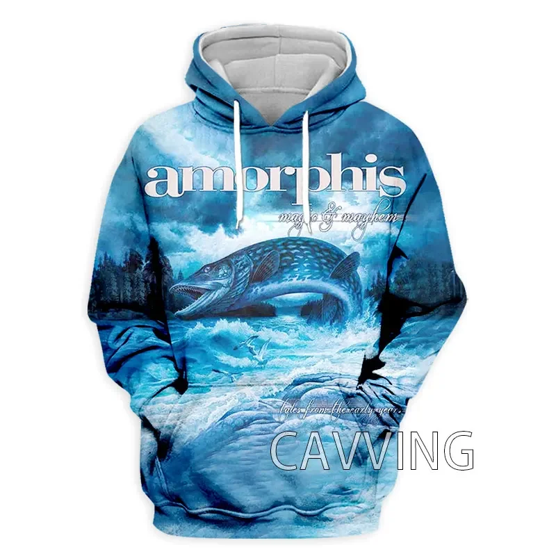 Amorphis Band  3D Printed Fashion Hoodies Hooded Sweatshirts Harajuku Hoodie Sweatshirts Tops Clothing for Women/men  H02