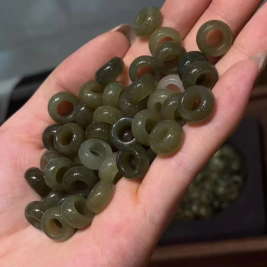 

DIY Green Tone Sliding Ring for Handmade Bracelet Fashion Accessory