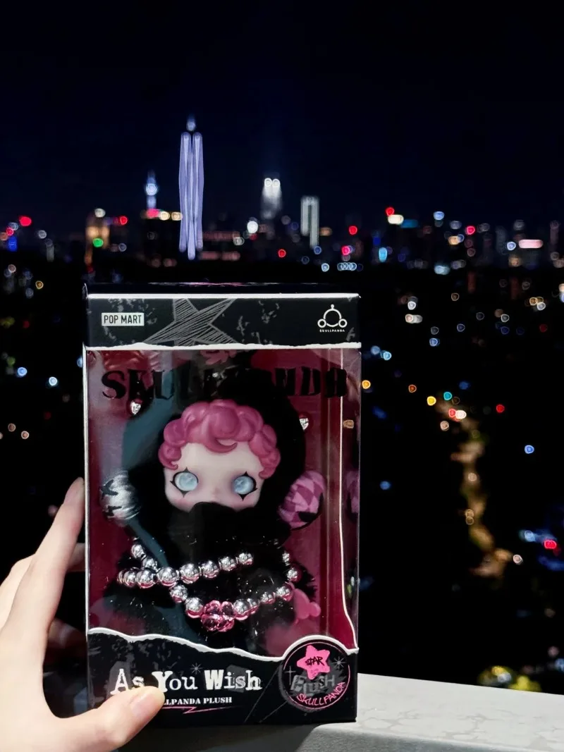 POPMART Original Genuine SKULLPANDA SP6000 Hertz & Starry Night Wish Tree Figure Hanging Card Beautiful Surprise Gift