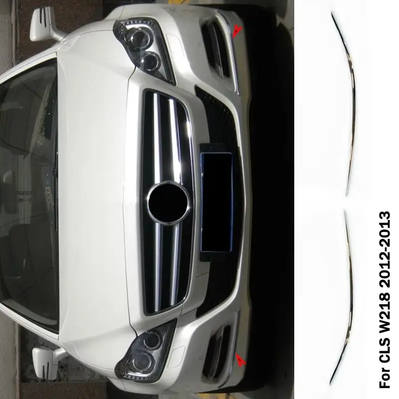 

For Mercedes Benz CLS W218 X218 CLS250 A 2188850121 A2188850221 CDI CLS300 CGI Front Bumper Lower Chrome Chromium Trim Styling