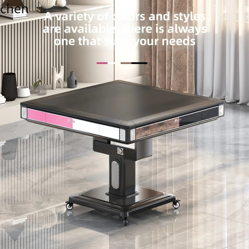 O15-folding mahjong machine, automatic household dining table, dual-purpose four-port machine, shared chess and card room