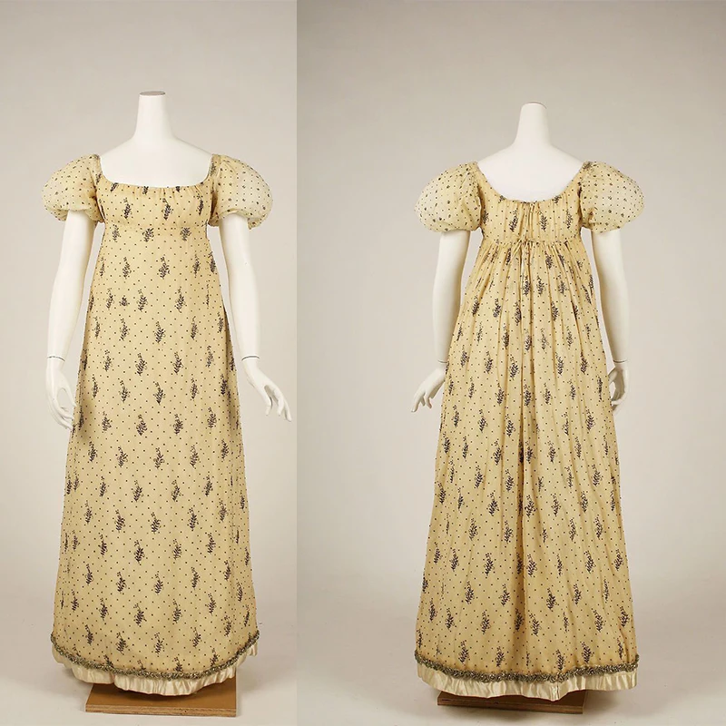 

Винтажное платье регентства на заказ с французским цветочным принтом, женское ретро-готическое платье с высокой талией для чаепития, платье регентства на Хэллоуин