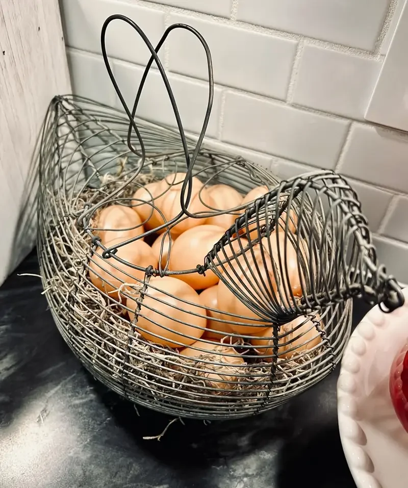 6/12 قطعة بيض بلاستيكي بيت الدجاج بيض صغير مزيف مزرعة مستلزمات الحيوانات أقفاص اكسسوارات دليل عش الدجاج البيض اللوحة #5