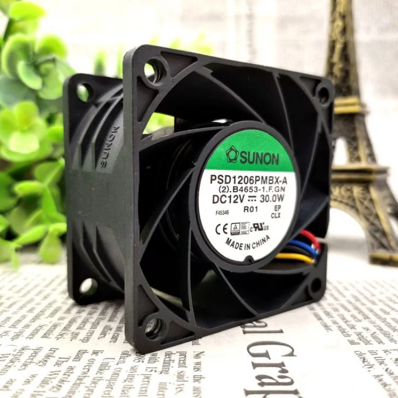 PSD1206PMBX-A 6038 12V 30W 6cm kipas pendingin Server Fan