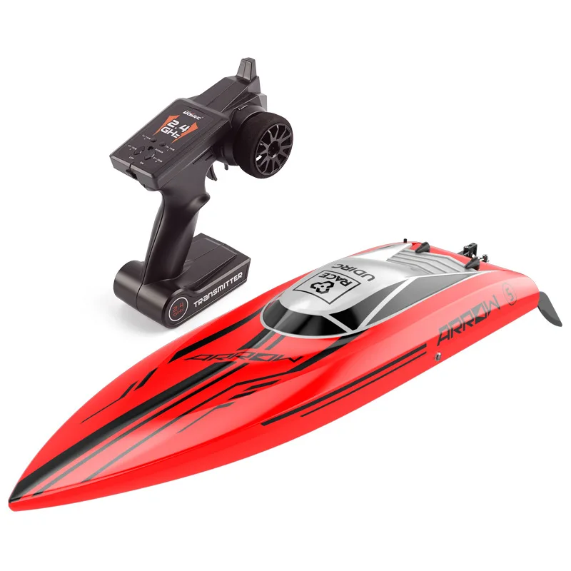 UDIRC RC Speed Boat UDI005 Brushless Motor 50km/h Waterproof RTR Remote Control Model Ship Toy for Pool Lake Outdoor Play Adult