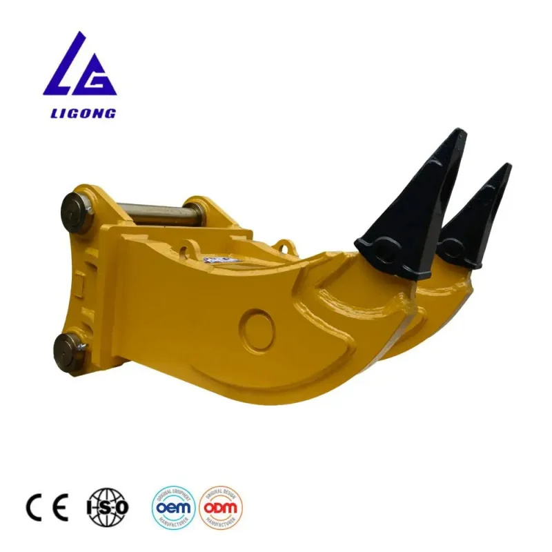Heavy-Duty 20Ton 22Ton Double Teeth Ripper For Rock Breaking And Hard Soil Ground Engagement