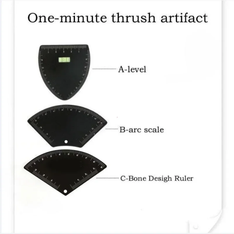 여성용 눈썹 틀, 즉각적인 눈썹 정리 룰러, 빠른 쉐이핑을 위한 멀티 스타일 틀 키트