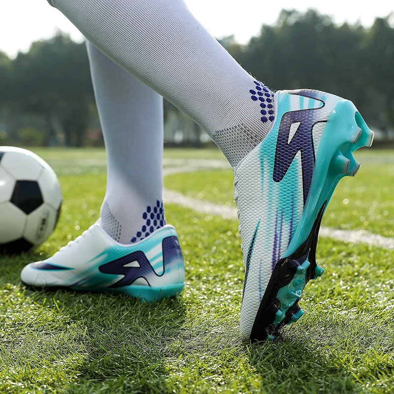 

FG Men Football Shoes High Quality Soccer Shoes Society Cleats Professional Football Field Boots Original Sneaker Training Match