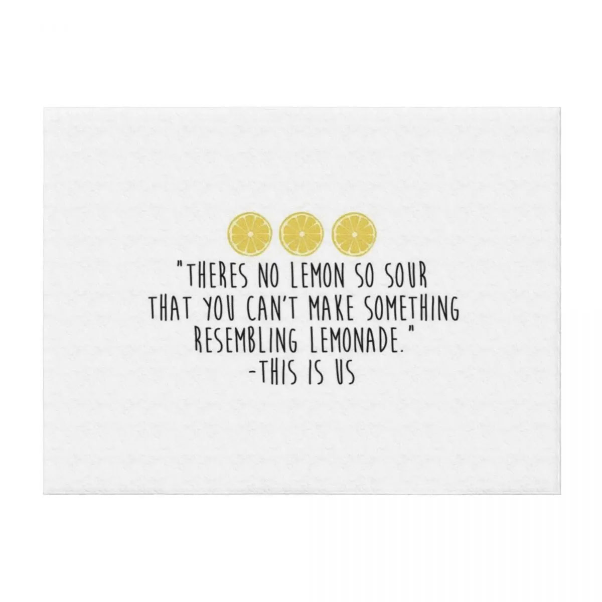 

This is Us - Lemonade Throw Blanket Bed Large Tourist Thermal Blankets