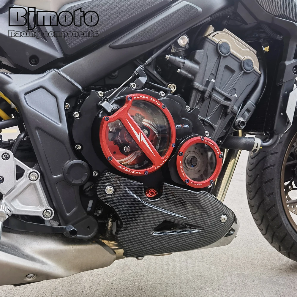 For Honda CBR 650R CB 650R CB650R CBR650R 2019 2020 2021 2022 2023 Engine Clear Clutch Cover Protector Guard Motorcycle