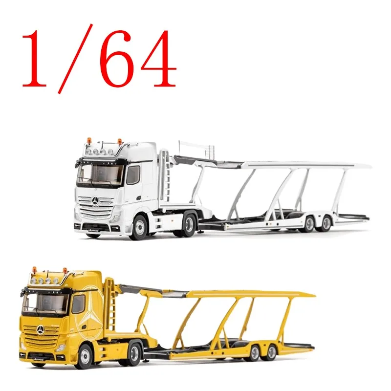 

GCD Diecast 1/64 Scale Mercedes-Benz Alloy Model Cars Benz Actros Truck Double Play Vehicles Toys for Boys Gift Original Box