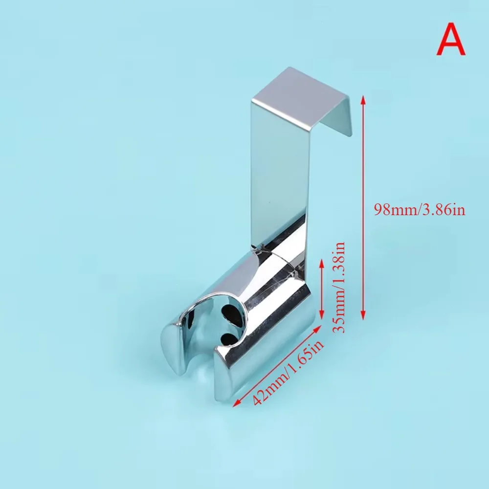 1PC Holder Hook Hanger for Hand Shower Bathroom Toilet Spray Gun Holder, Non Perforated Shower Holder Hook