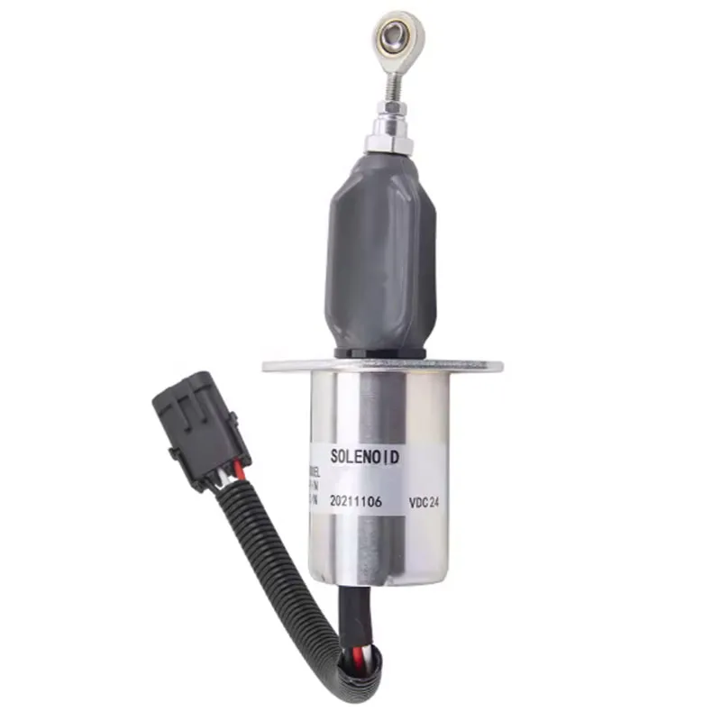 3935649 Diesel Generator Engine Stop Solenoid Fuel Shut Flameout Solenoid Value for DC12V DC24V SA-4764-12