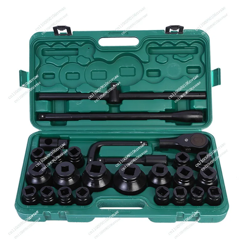 26-Piece Auto Maintenance Machinery Metric Heavy Duty Sleeve Set