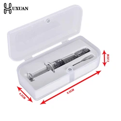 1ml Glass Syringe Borosilicate Glass Prefillable Syringe Optional Capacity Heat-resistant Reusable Borosilicate Glass