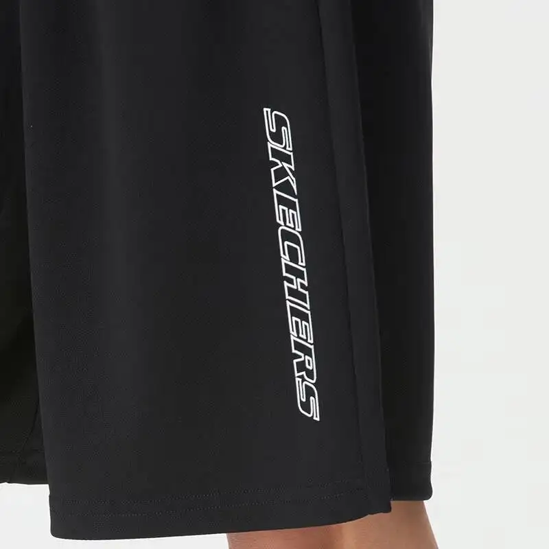 Skechers Men's Black Athletic Shorts Breathable Casual Sports Running Gym Shorts P226M207-03K8 sport