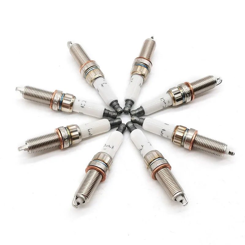 Image of 8Pcs Motor Iridium Zündkerze Für BMW N73 N52 N63 F07 F12 F13 E66 F02 F04 X5 X6 E70 E71 E72 550i 650i 740i 750i 12120037580