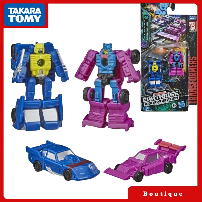 In Stock Takara Tomy Transformers War for Cybertron Earthrise WFC-E15Roller force&Ground hog Figures Collectible Gifts Classic