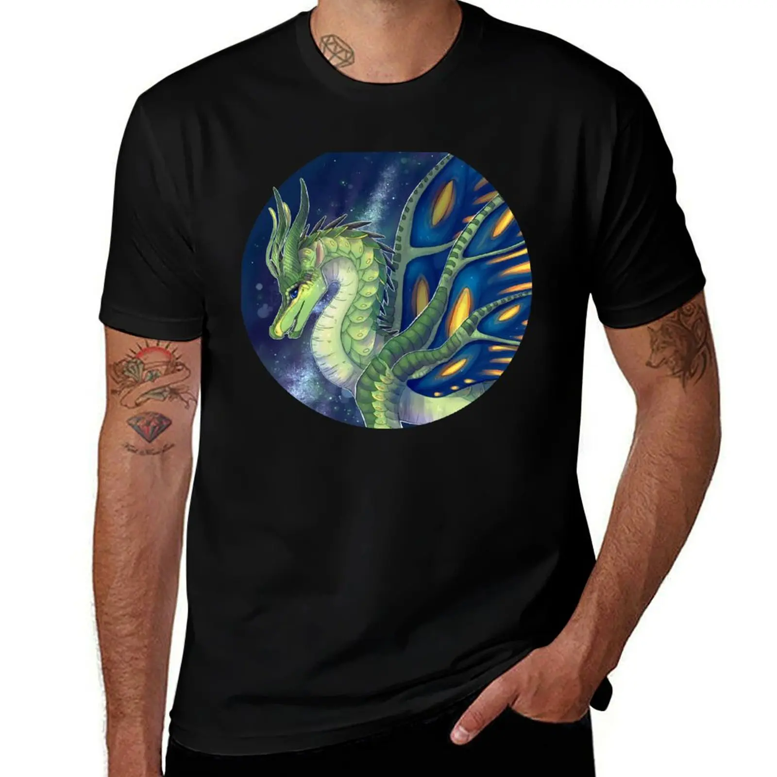 

Wings of Fire - Luna the SilkWing T-Shirt Clothing vintage anime shirt Aesthetic clothing Men's t shirts