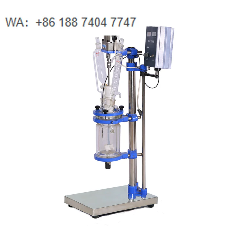 

2l Laboratory Jacketed Batch Glass Reactor with Rectification Column System