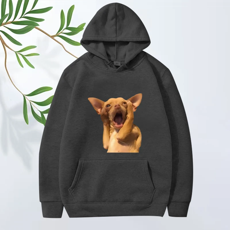 Funny Dog Cute graphic hoodie 2025 men women High Quality Long sleeve fashion cool Sweatshirt with print oversized hoodie unisex