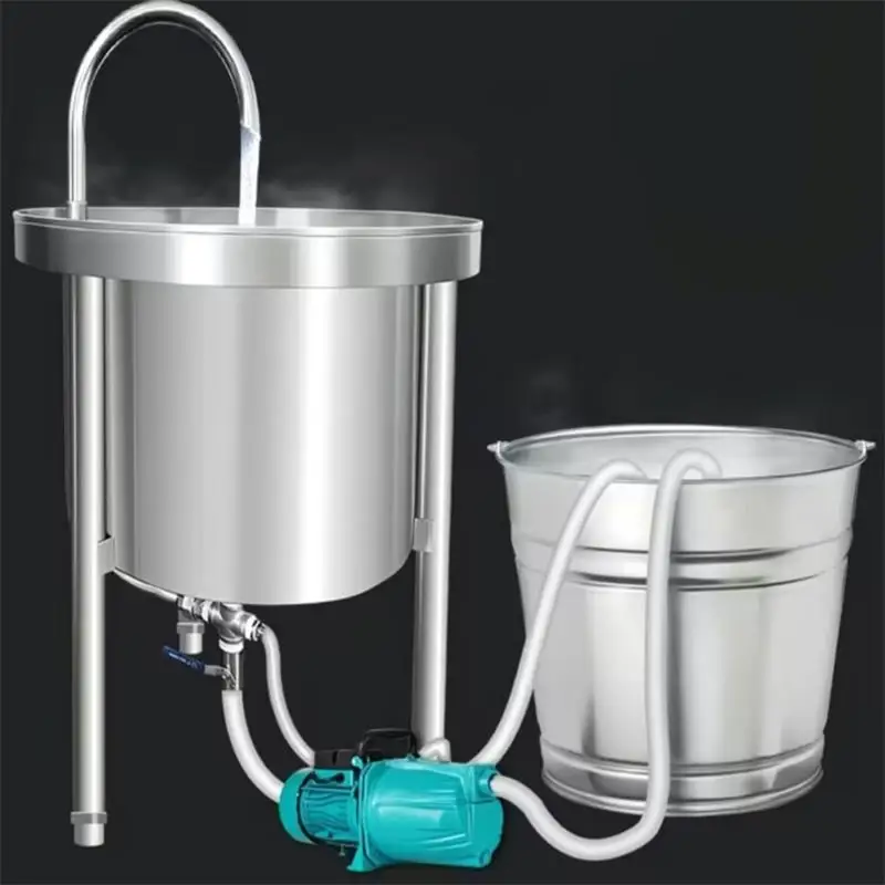 

Automatic Stainless Steel Rice Washing Machine Large Hydraulic 25kg