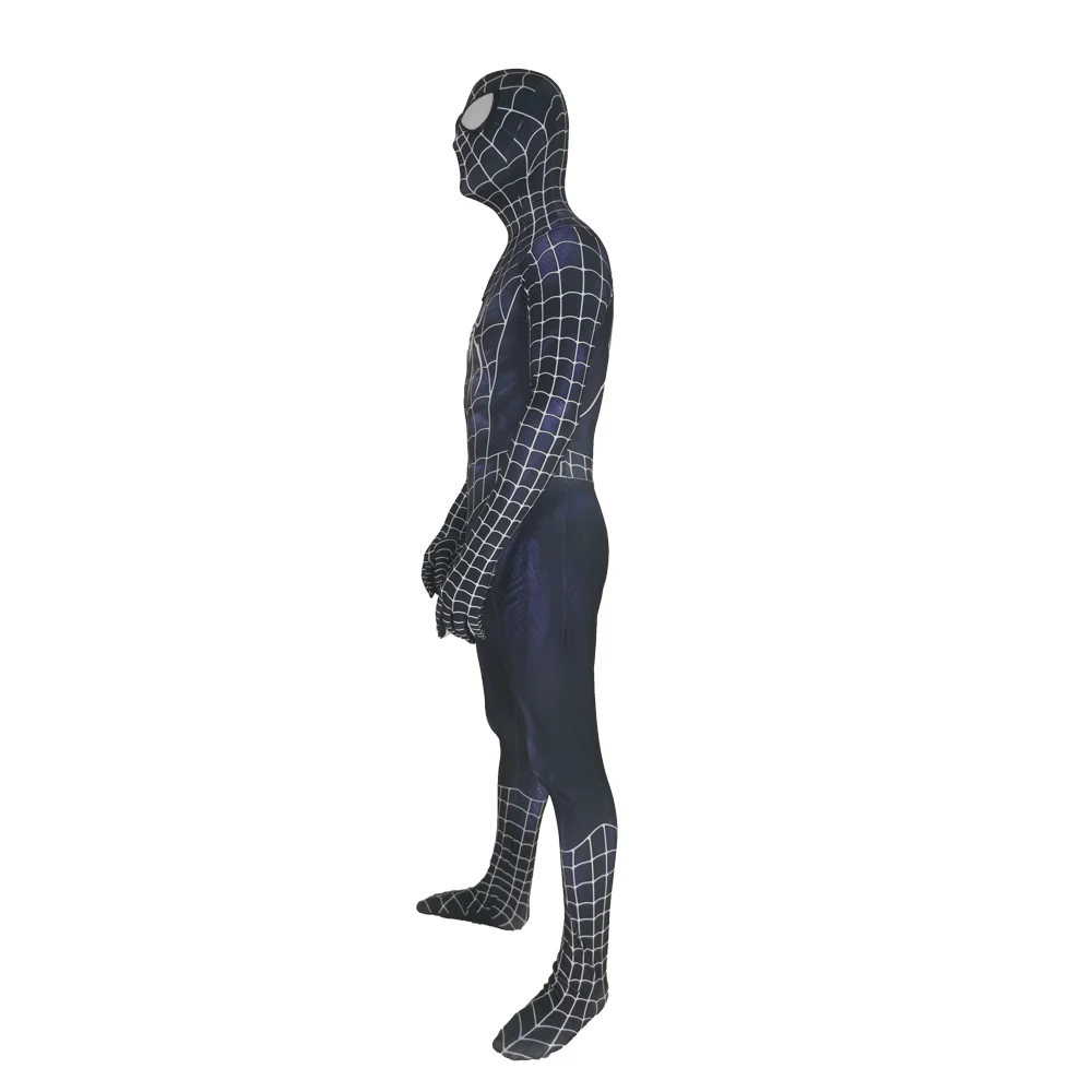 Symbiote Raimi Spiderman Super-herói Skin Zentai Bodysuit Halloween Cosplay Traje Do Partido Terno