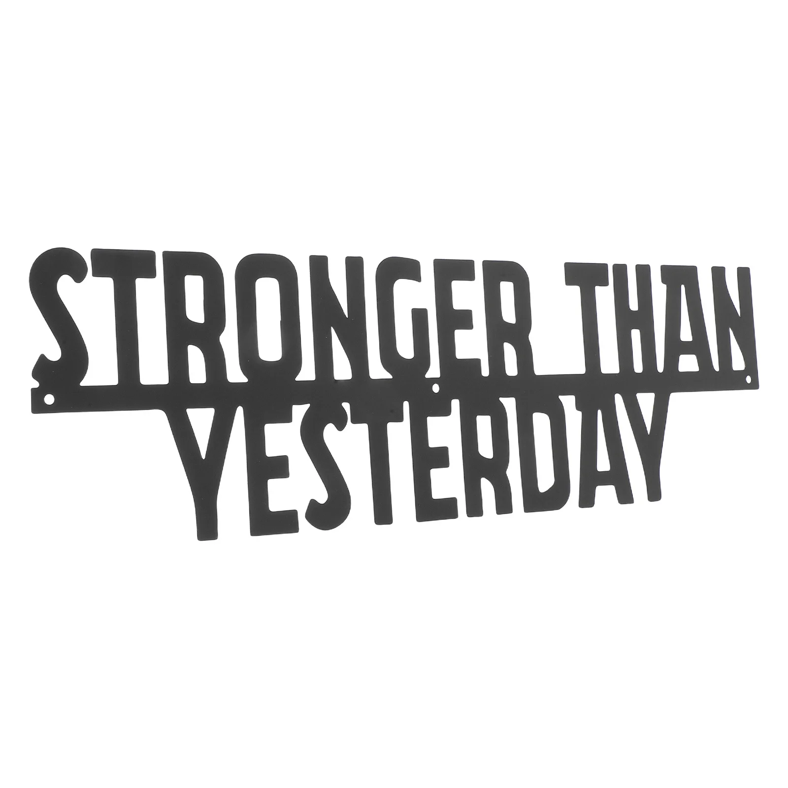 Metalen bord Gym Inspirerende muurkunst Motiverende training Fitnessruimtedecoratie