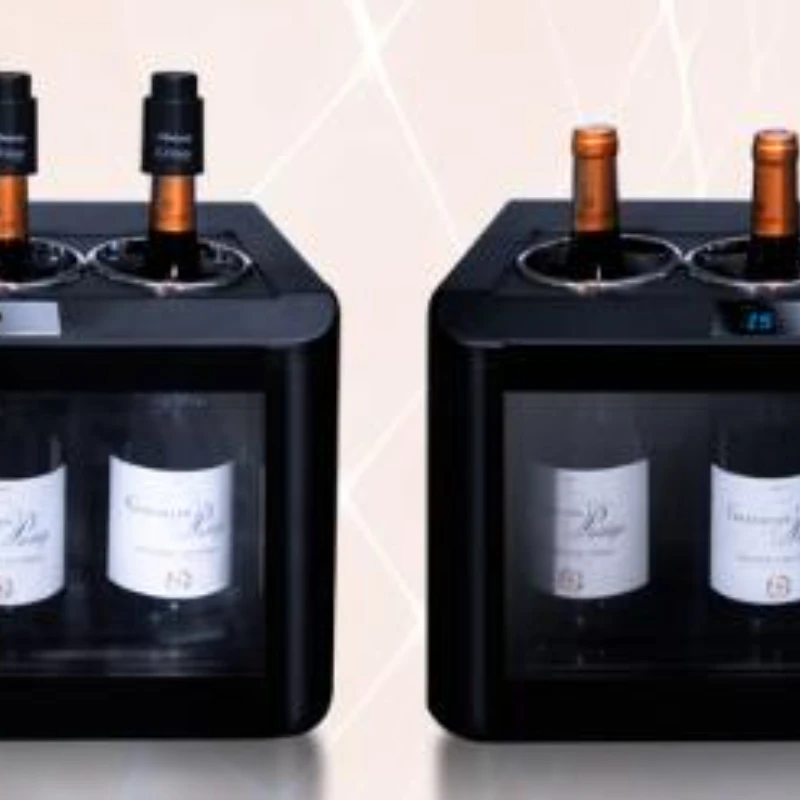 Constant temperature mini wine cooler electronic wine cooler ice bucket argon gas preservation dispenser