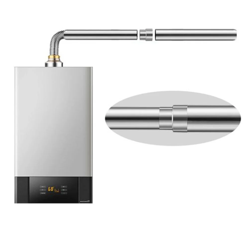 Diameter Adjustment Stainless Steel Pipe HVAC Installation Home Ventilation Long Lasting Solution Stainless Steel Chimney Pipe
