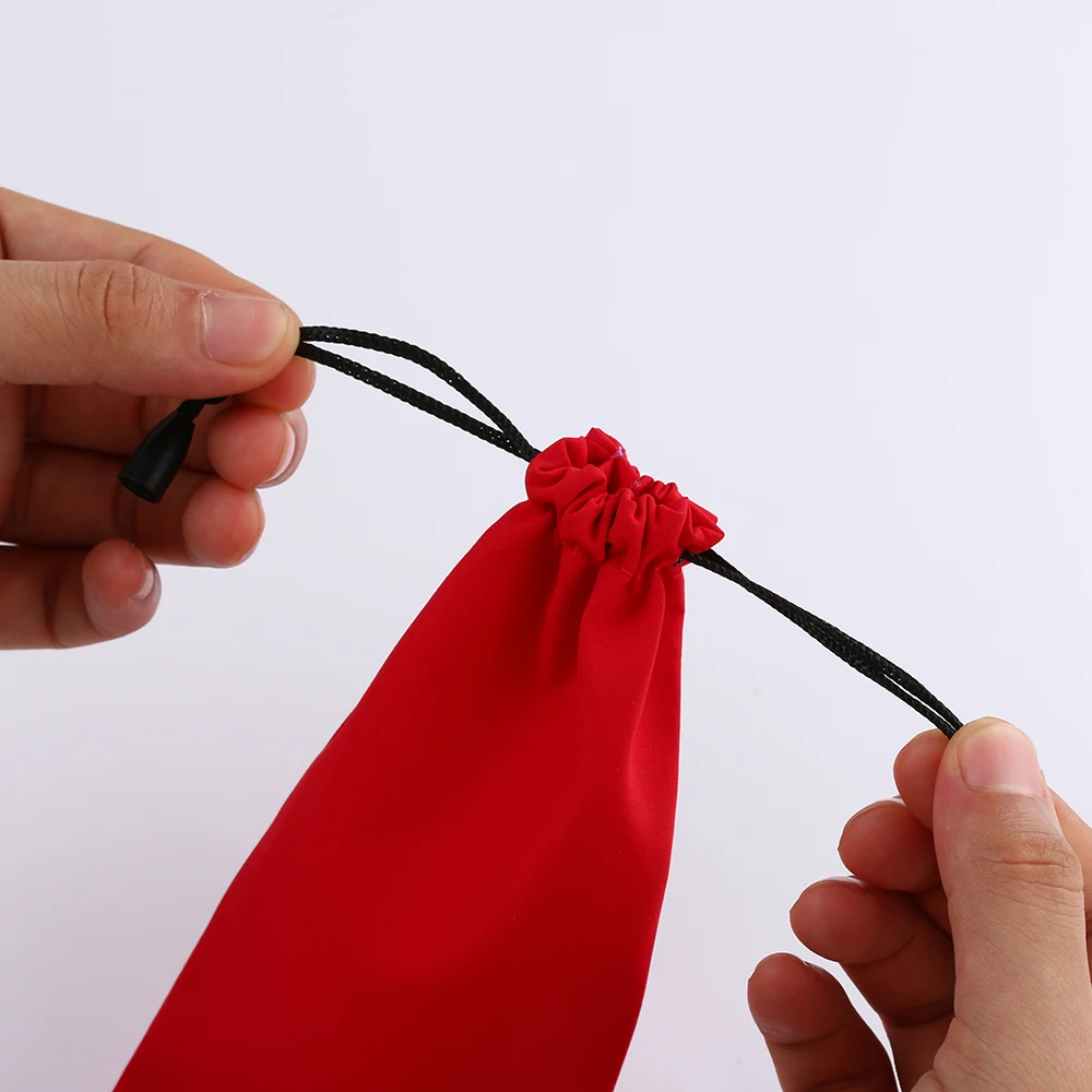 5PCS Soft Waterproof Glasses Bag Drawstring Dustproof Sunglasses Case Pocket Spectacles Cloth Pouch Eyewear Accessories