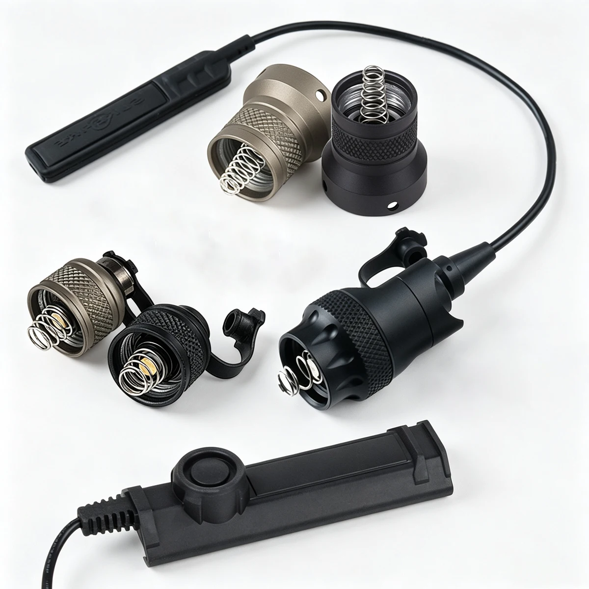 Surefire M300 M600B Flashlight Remote Pressure Switch Adapter Hunting M600 Scout Light  Dual Control Constant Switch Accessories