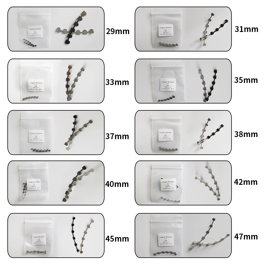 2 Stks/pak Orthodontische Mesh Roestvrijstalen Houder