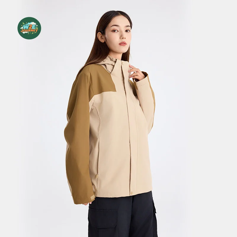 W2EJOURNEY EU US Size Luxury Quality Windbreak Jacket Outdoor Autumn Winter Waterproof 3-In-1 Unisex Jacket