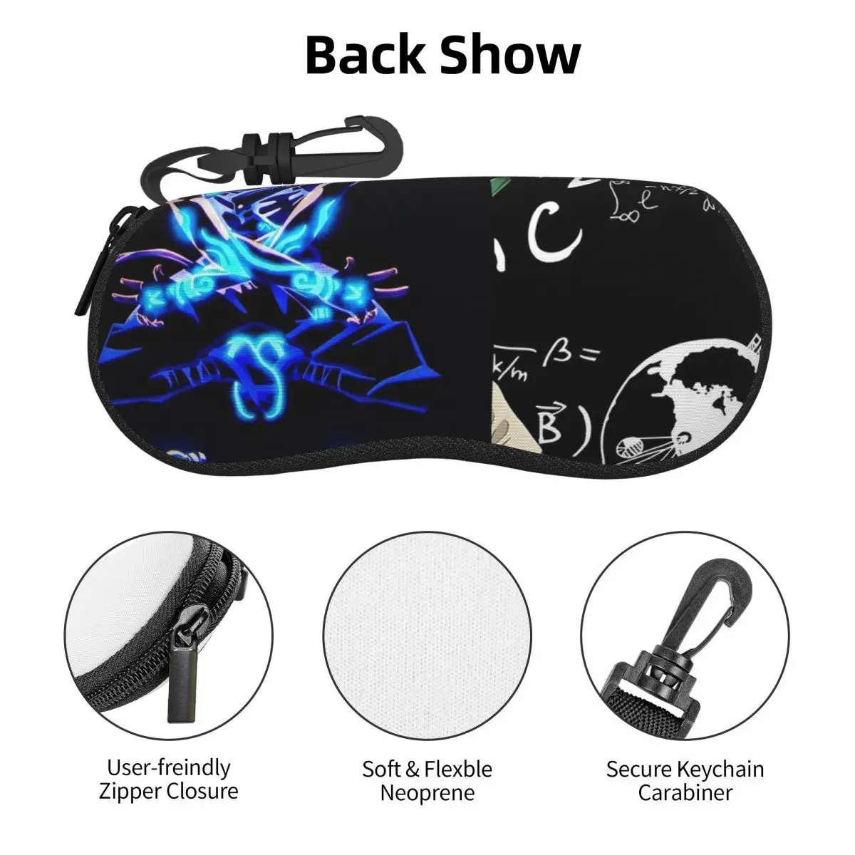 เซนคุ อิชิกามิ ดร.สโตน อะปัน อะนิเมะ เคสใส่แว่นตาแบบพกพา กล่องใส่แว่นกันแดด ผู้หญิง ผู้ชาย กระเป๋าใส่แว่นตาแบบนิ่ม