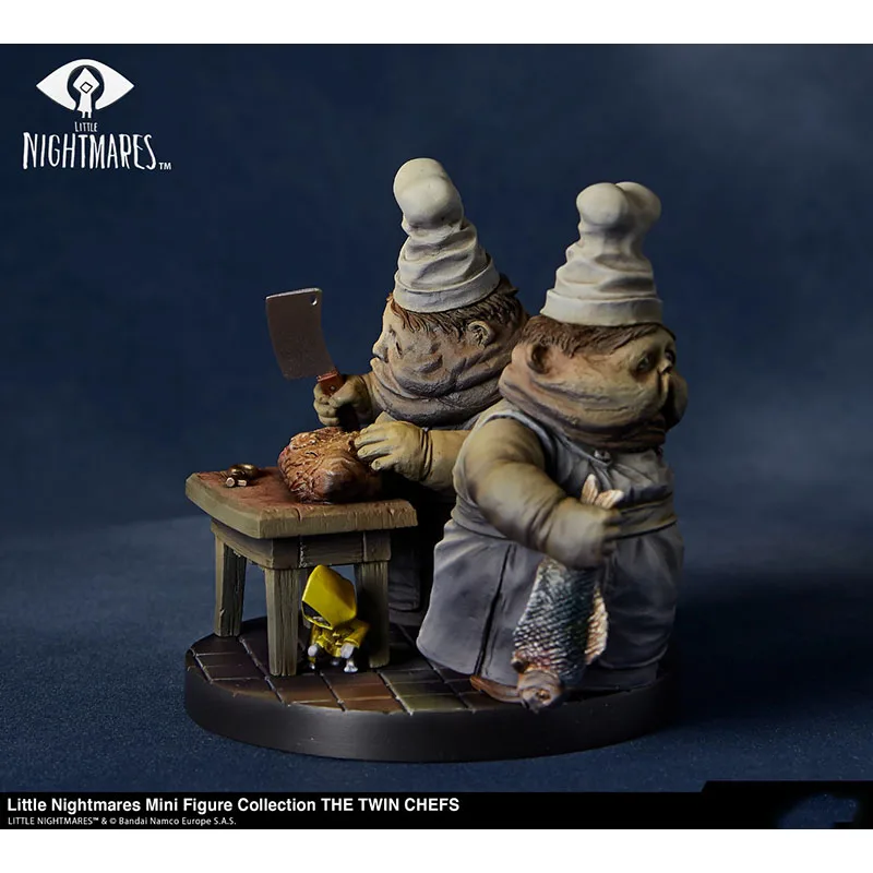 Original Gecco LITTLE NIGHTMARES Mini Figure Collection THE GUESTS PVC Action Anime Figure Model Toys Collection Doll Gift