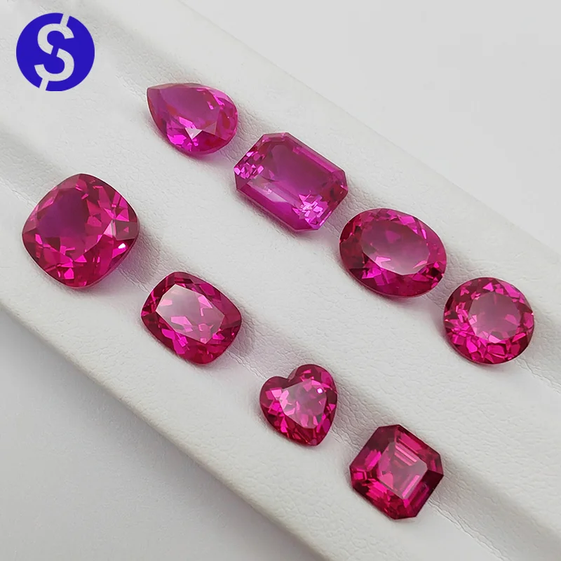 

Выращенный в лаборатории рубин овальной формы голубь кроваво-красного цвета драгоценные камни для DIY ювелирных материалов на выбор сертификат AGL